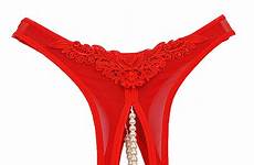 string women underwear sexy panties crotchless open pearl transparent lace thong crotch thongs seamless tanga womens massage strings over fantasia