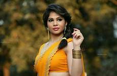 saree women indian sarees beautiful actress sexy navel desi models hot zaara beauty khan girl gorgeous looking yellow exclusive belly