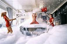 car wash washing girls cars hot washes complex soap