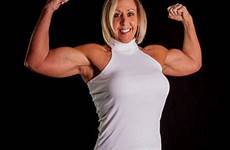 biceps flexing bodybuilder kasprzyk kimberly muscles bodybuilding