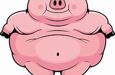 pig fat vector vectorstock royalty