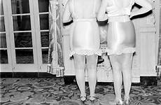 lingerie 1940s show candid vintage women behind scenes older off