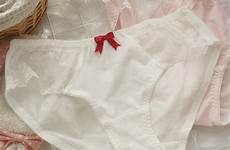 underwear lolita japanese girl briefs lace college waist bow cotton lovely soft princess sweet low style panties