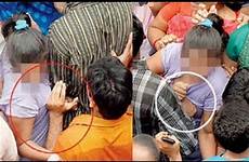 molested girl caught cam train hidden camera molesting woman mumbai raja lalbaugcha grp arrested assaulted three visarjan dentist