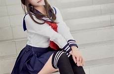 girl asian school girls uniform japanese college japan cute sexy