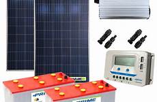solaire 220v 1000w panneau energiasolare100 agm 24v batteries