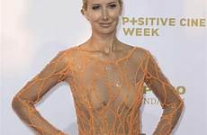 victoria hervey lady through cannes topless sexy barely braless there thefappening sheer gown tits