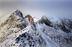 mountain naked icy climbing climber pose crib peak picdump acid ice cheeky exposure scales goch girls women snowdon its wales