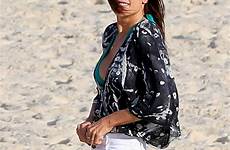 ambrosio alessandra rio janeiro bikini beach green hawtcelebs candids gotceleb