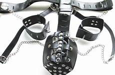 chastity leather men male device vibrator underwear belt pant plug handcuffs anal larger