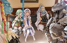 slayer goblin maiden elf sword wallpapers illustrations archer high novel dwarf lizard anime shaman priestess priest wallpaper manga character board