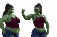 hulk she fat transformation fit