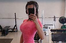 busty gym selfie fit girl fitness girls workout women hottest ed choose board outfit