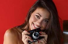 garcia lorena model eyes brunette hair wallpaper smiling brown long women wallhaven cc morena camera wallhere smile graham
