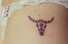 tattoos tattoo butt skull hip cow small girls sexy women bull designs journal taurus source fabulousdesign backside incredible