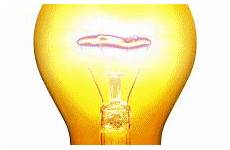 bulb gif light animated clipart bulbs lightbulb