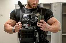 handsome muscle men gay uniform cop cops hot leather muscular hunks bearded alpha guy military hungarian army choose board beefy