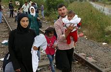 hungary refugees muslim migrants wire fence europe barbed jews threaten wave does border eu hungarian railway crossing syrian german europes