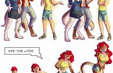 furry human tf transformation tg anthro furries cat deviantart comic fur mtf affinity girl female anime tgtf wear tigress tiger