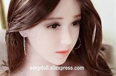 sex 158cm silicone tpe 156cm 153cm doll skin japan head natural face real