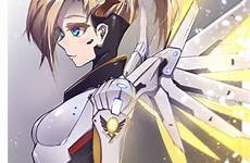 mercy overwatch anime fan deviantart fanart manga games drawing drawings cosplay ow here bit little hot foun