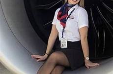 flight attendant stewardess hostess airlines attendants tights stewardessen uniform pantyhose becky aviation buster flugbegleiter flugbegleiterin strumpfhosen beine