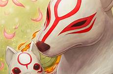 okami amaterasu chibiterasu chibi ry curious