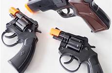 toy gun guns revolver pistol cap set 9mm military police nose 3x snub toys