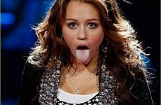 tongue miley cyrus wagging leaves her 2008 know singers pothead full little choose board comes end world big suck size