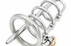 cock penis ring metal plugs steel urethral lock male stainless rings chastity sounds device bird cages men toys