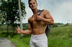 hitchhiker beefcake dude muscular
