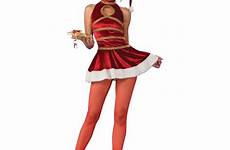 santa sexy helper costume claus mrs outfit hat adult 7thavenuecostumes small