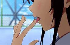lick anime gif kiss bite crunchyroll hell teacher why bring