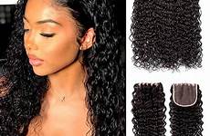 hair water human brazilian bundles wave closure wet wavy curly mink virgin part sew weaves hairstyles saved 3d waves