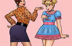 sissy feminization crossdresser forced curtsey punishment petticoat redux captions sylvie newhairstylesformen2014 dressing prissy