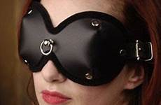 blindfold leather ring saved