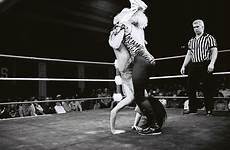 wrestling action
