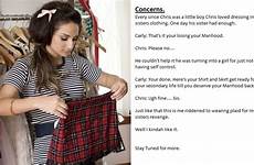 sister skirt dressed tg concerns captions into skirts coerced