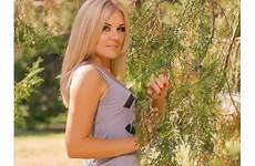 ukraine beautiful woman elena russian blonde hair color