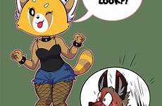 retsuko haida aggretsuko furry punk dragonfoxgirl anthro sanrio rage