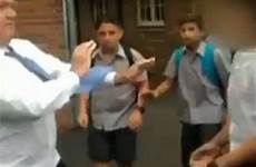 teacher school students boy student granville high attacked watched attack playground filmed throat grabbing his principal deputy young shocking stepped