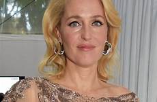 anderson gillian glamour awards dress naked women year makeup celebrity caped wears portrait ageless seriously she eyes huffpost