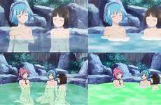 rosario kurumu yukari moka kurono sendo sendou akashiya nipples gelbooru