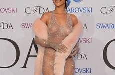 rihanna fails through dress fashion naked hot lady style carpet red celebrity tits show gaga triumphs awards thefappening pro nipples