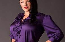 satin plus size blouses curvy women purple blouse fashion dark outfits womens skirt silk wear pencil tops office style bluse