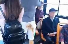 pants guy white bus his poo shorts public himself who goes got pooed embarrassed continue tries passenger liveleak