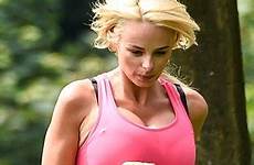 sugden rhian slender her busty bra curves pink manchester leggings kettlebell jog swings ups squats workout included press few name