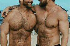 hunks bears bearded kissing beards