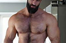 muscular bearded scruffy beefy dudes