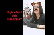 girls snapchat school high